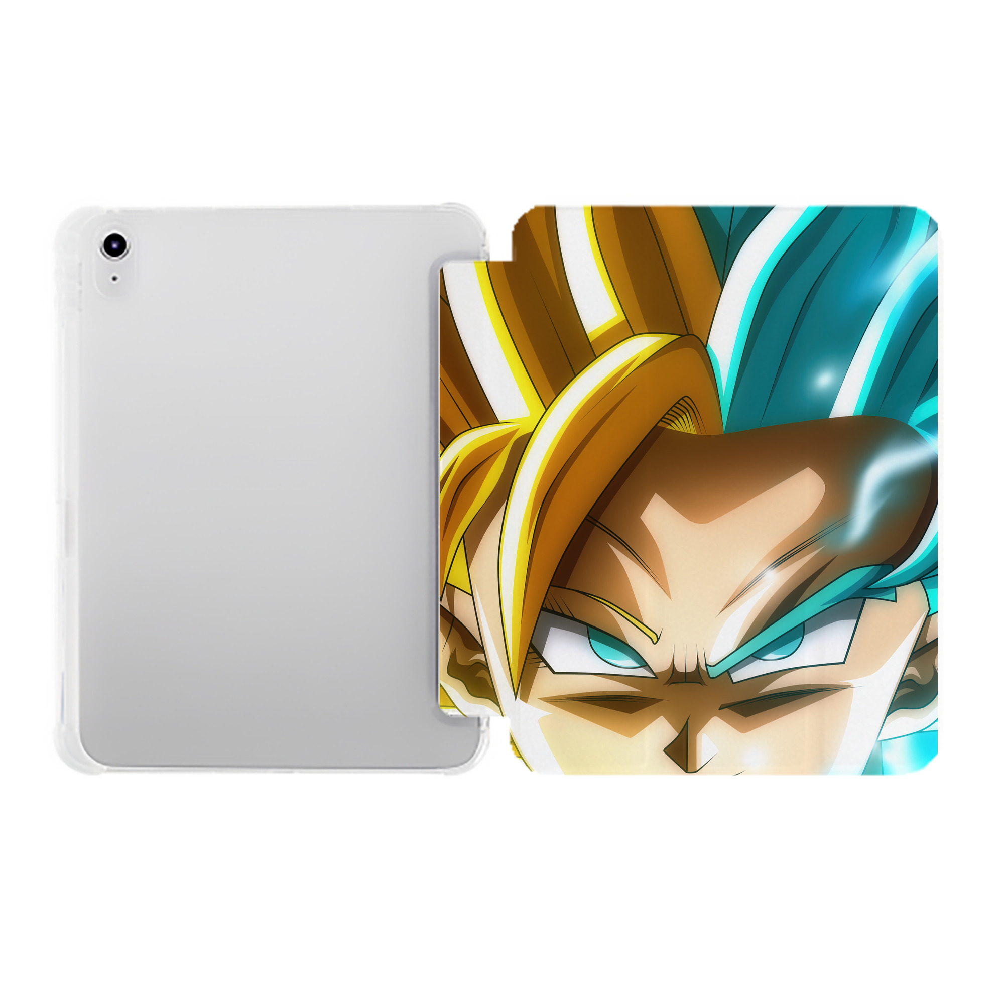 （画像用） ドラゴンボール DRAGON BALL IPad ケース ペン収納付き 三つ折りスタンド PUレザー×シリコン 対応機種9.5/10.5/10.9インチ